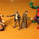 Indiana Jones fights a Dalek