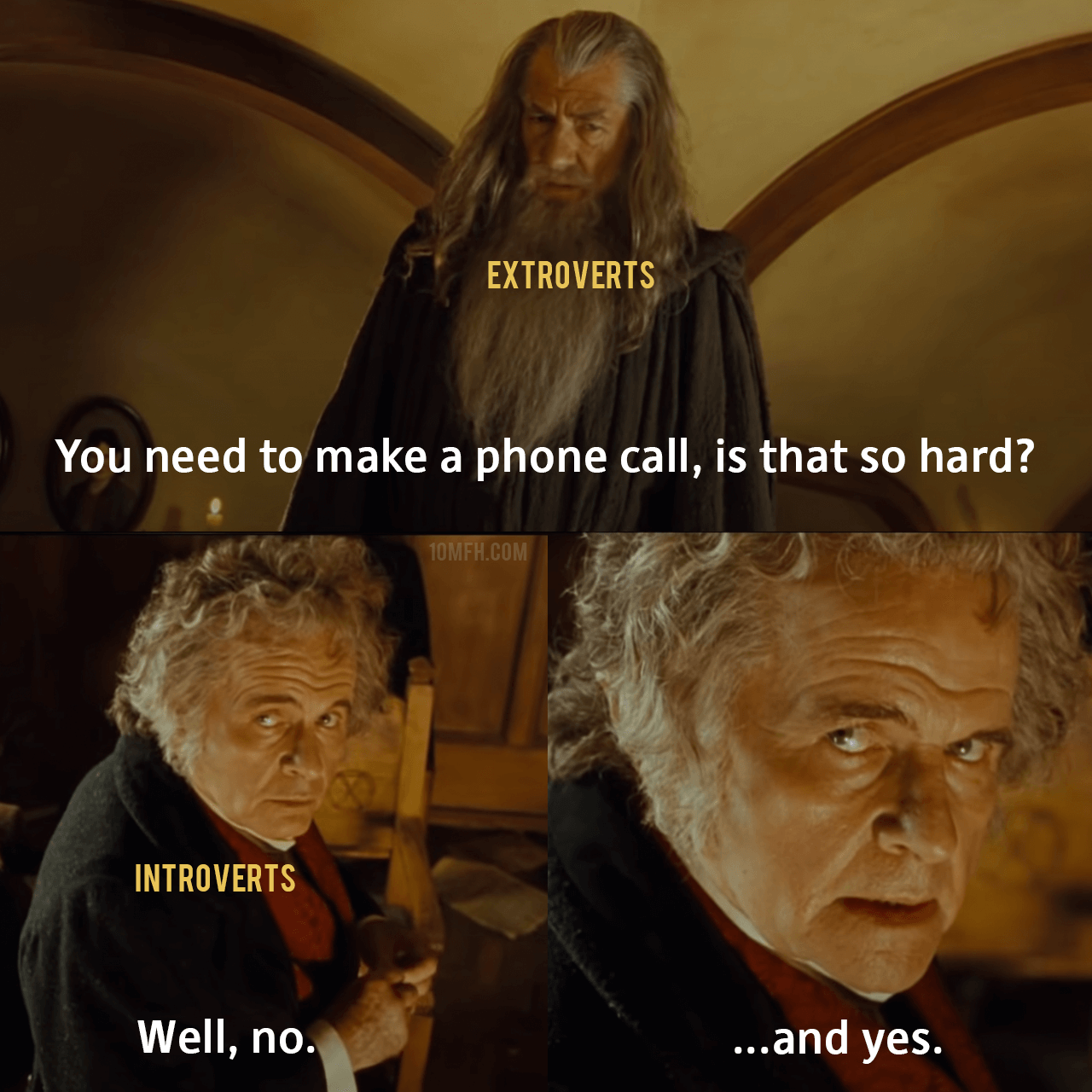 LOTR phone call