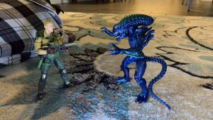 Lanard Toys Alien Warrior Xeno and Hasbro G.I. Joe Classified Duke