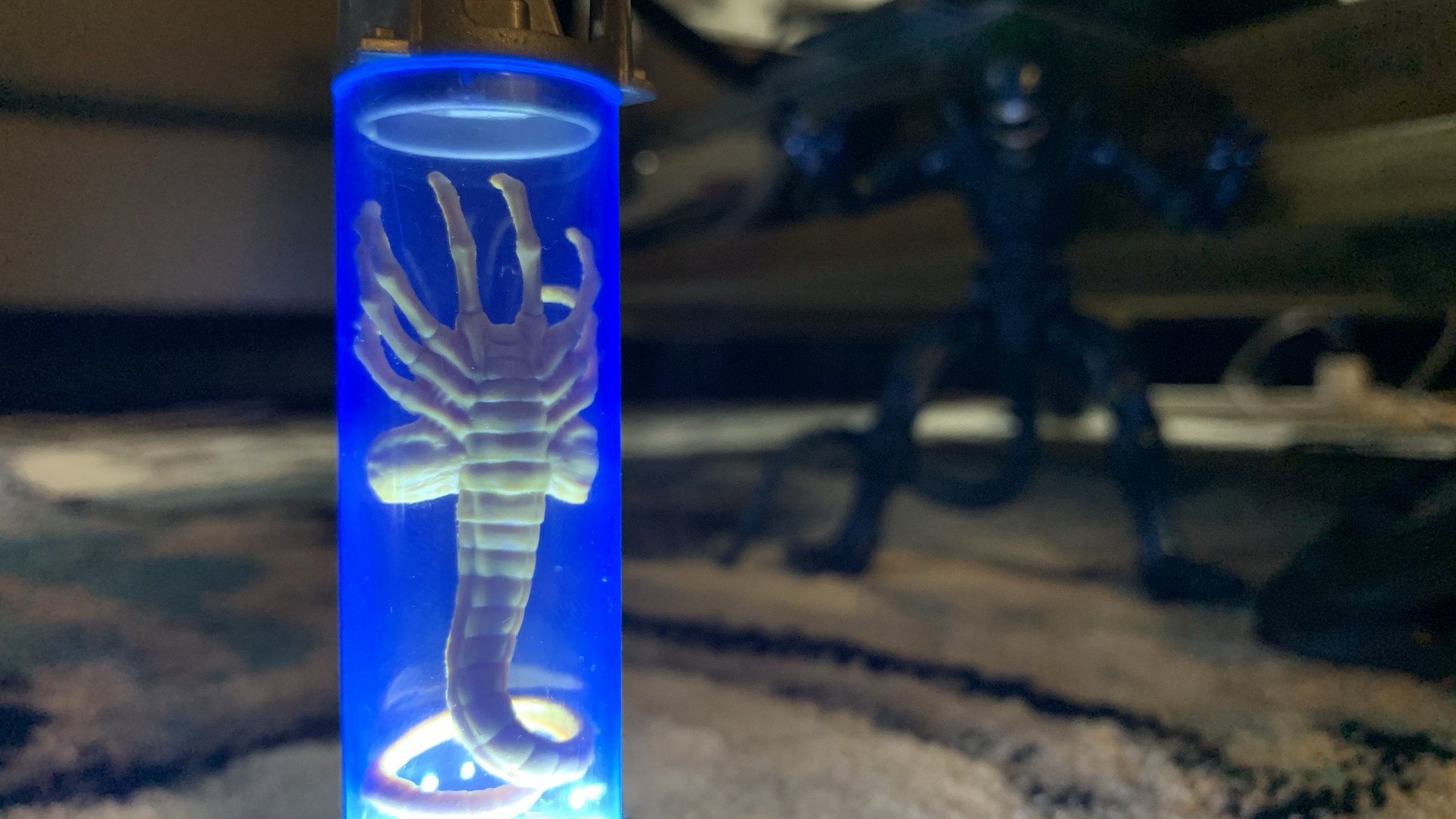 Lanard Toys Alien Warrior Xenomorph and Facehugger lit up